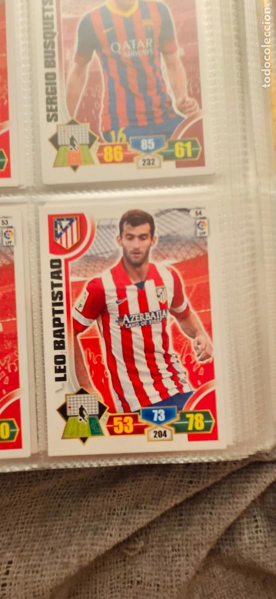 Fu&szlig;ball-Sticker: 54. Leo Baptistao (Atletico De Madrid) adrenalyn 2013 2014 13 14 trading card