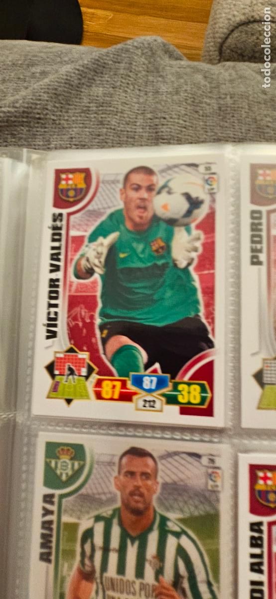 Fu&szlig;ball-Sticker: 55. Victor Valdes (F.C. Barcelona) adrenalyn 2013 2014 13 14 trading card