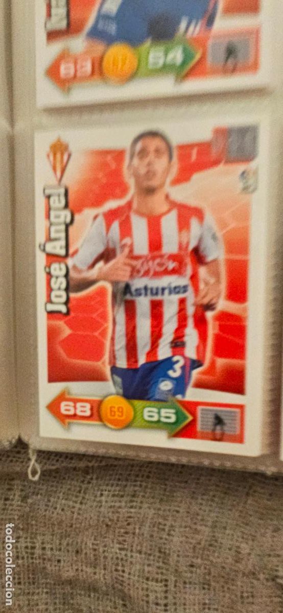 Fu&szlig;ball-Sticker: 295. Jose Angel (Real Sporting) adrenalyn 2010 2011 10 11 trading card