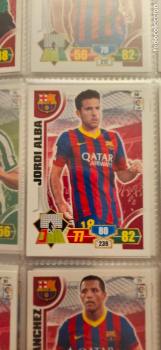 Fu&szlig;ball-Sticker: 59. Jordi Alba (F.C. Barcelona) adrenalyn 2013 2014 13 14 trading card
