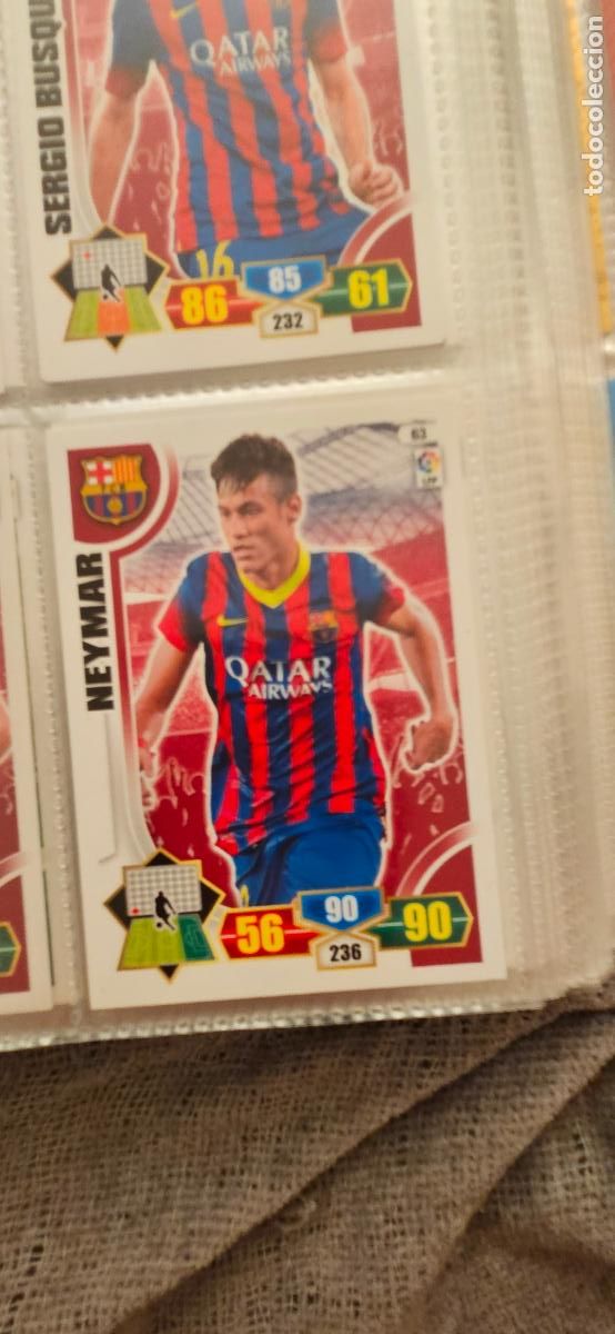 Fu&szlig;ball-Sticker: 63. Neymar (F.C. Barcelona) adrenalyn 2013 2014 13 14 trading card