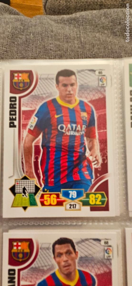 Fu&szlig;ball-Sticker: 65. Pedro (F.C. Barcelona) adrenalyn 2013 2014 13 14 trading card