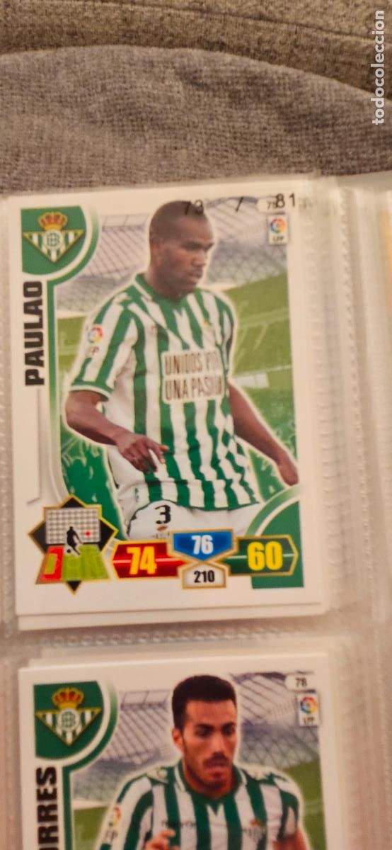 Fu&szlig;ball-Sticker: 75. Paulao (Real Betis) adrenalyn 2013 2014 13 14 trading card