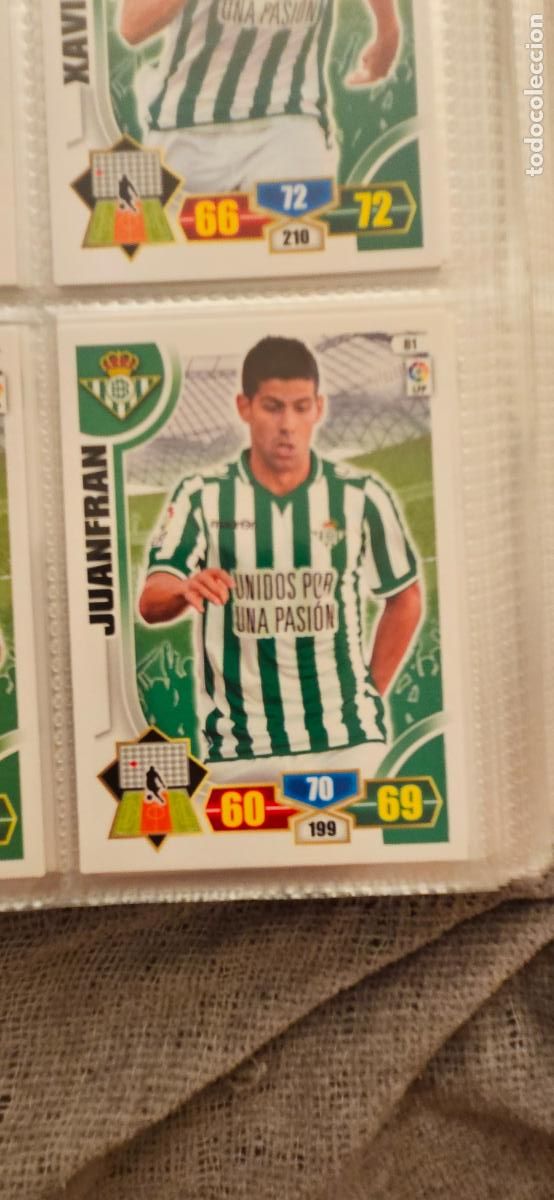 Football Stickers: 81. Juanfran (Real Betis) adrenalyn 2013 2014 13 14 trading card