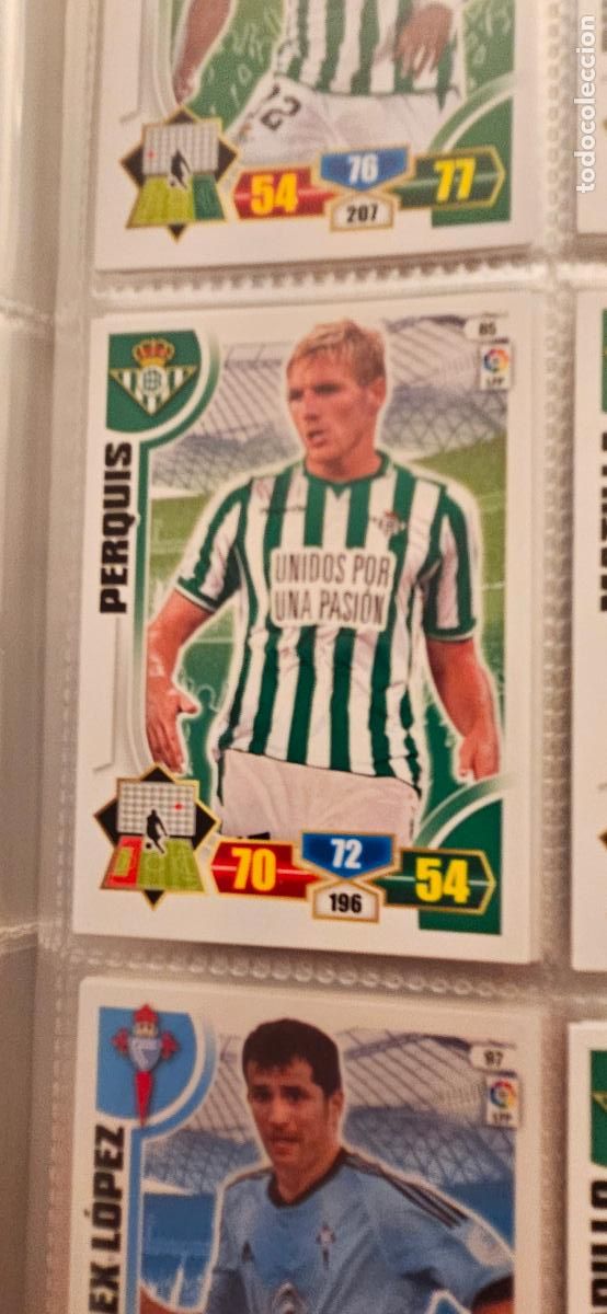 Football Stickers: 85. Perquis (Real Betis) adrenalyn 2013 2014 13 14 trading card