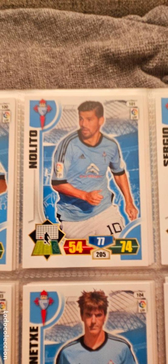 Football Stickers: 101. Nolito (R.C. Celta) adrenalyn 2013 2014 13 14 trading card