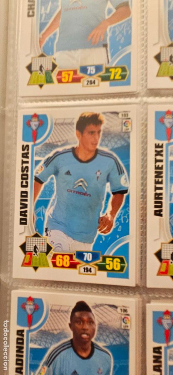 Football Stickers: 103. David Costas (R.C. Celta) adrenalyn 2013 2014 13 14 trading card