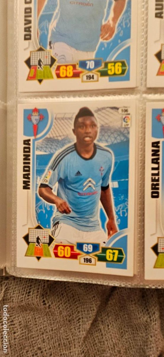 Football Stickers: 106. Madinda (R.C. Celta) adrenalyn 2013 2014 13 14 trading card