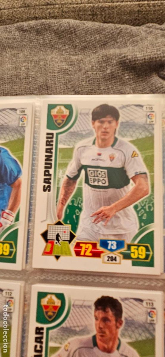 Football Stickers: 110. Sapunaru (Elche C.F.) adrenalyn 2013 2014 13 14 trading card