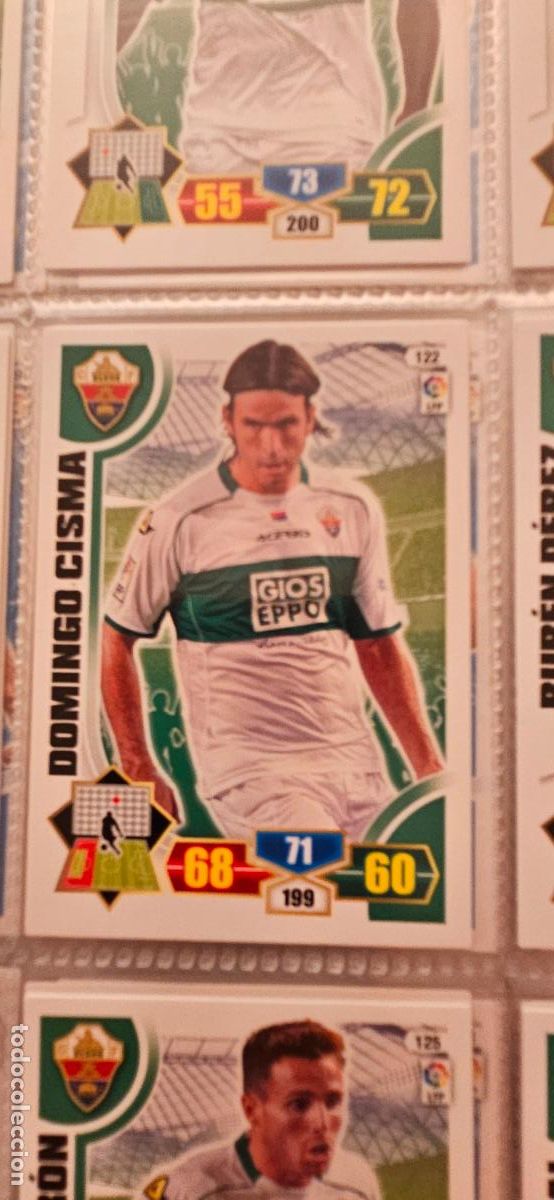Football Stickers: 122. Domingo Cisma (Elche C.F.) adrenalyn 2013 2014 13 14 trading card