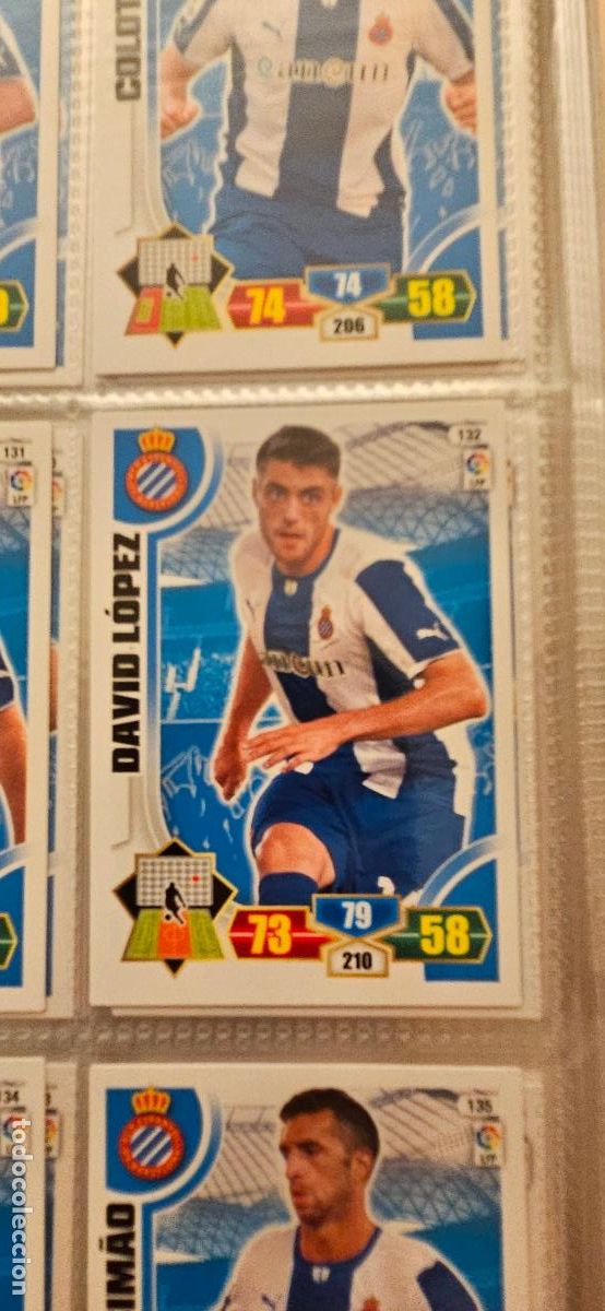 Football Stickers: 132. David Lopez (R.C.D. Espanyol) adrenalyn 2013 2014 13 14 trading card