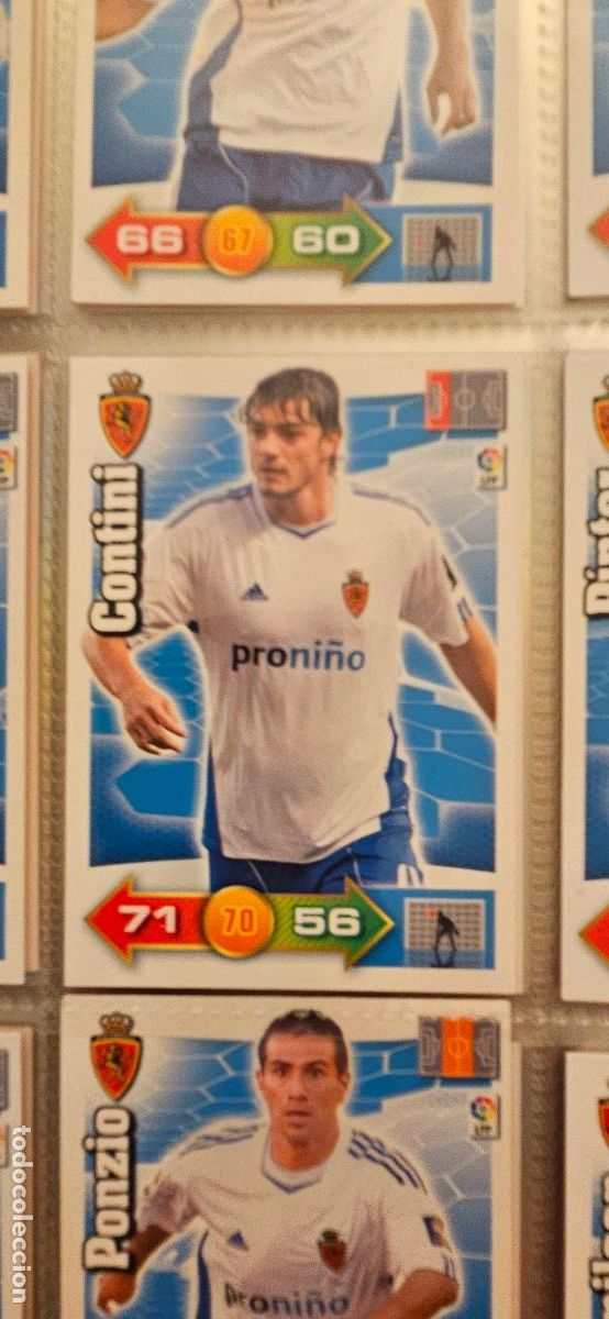 Cartes &agrave; collectionner de Football: 347. Contini (Real Zaragoza) adrenalyn 2010 2011 10 11 trading card