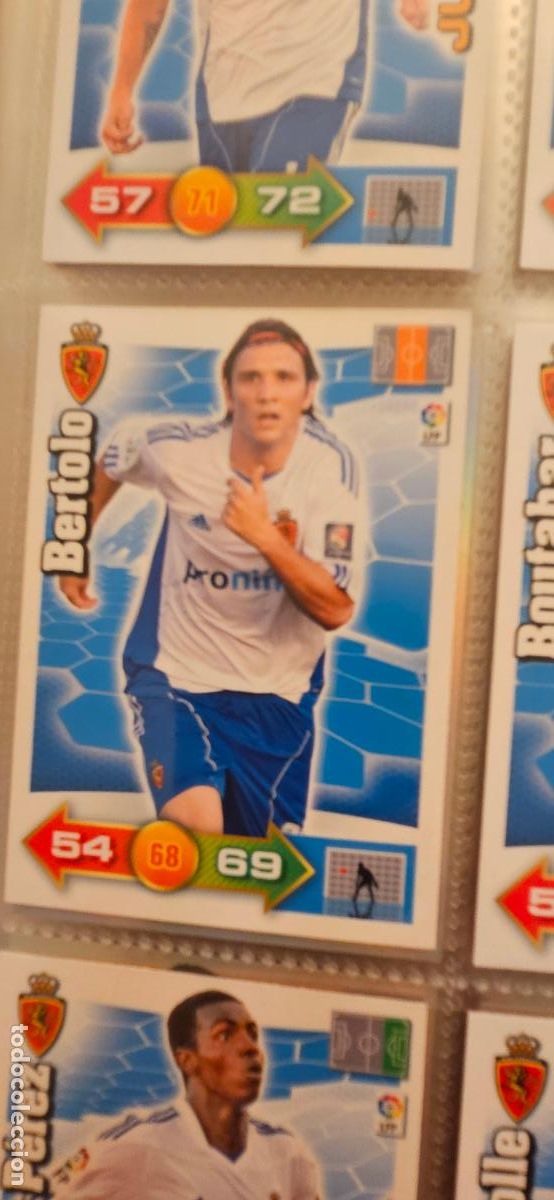 Cartes &agrave; collectionner de Football: 355. Bertolo (Real Zaragoza) adrenalyn 2010 2011 10 11 trading card