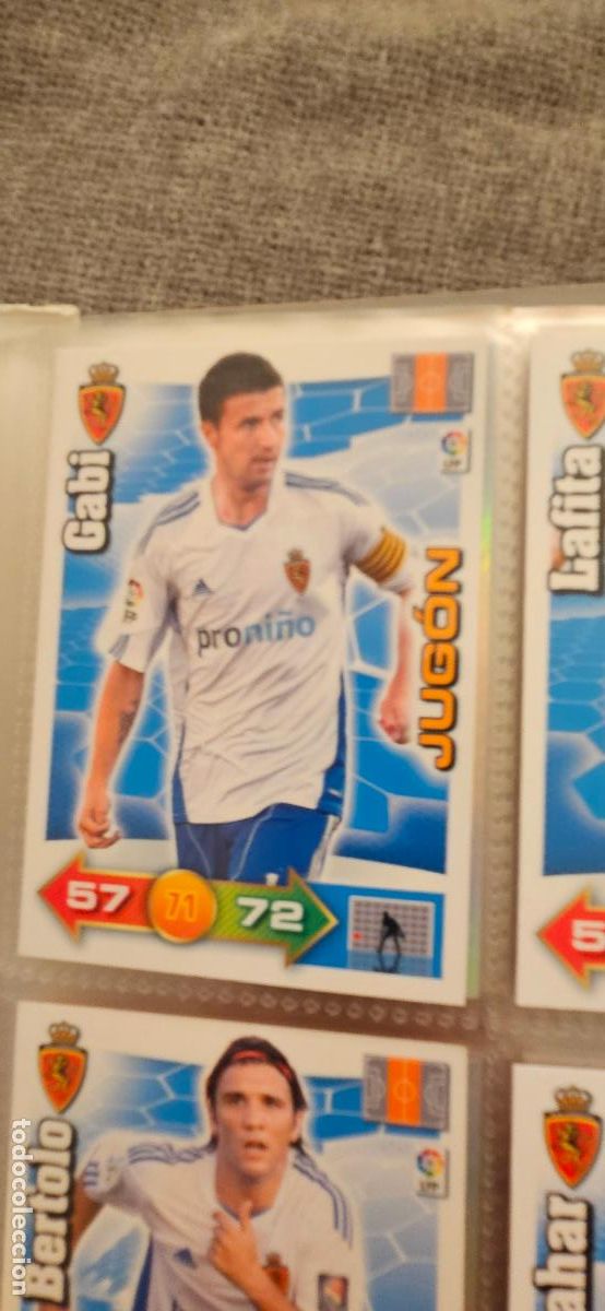 Cromos de f&uacute;tbol: 352. Gabi (Real Zaragoza) - Star adrenalyn 2010 2011 10 11 trading card
