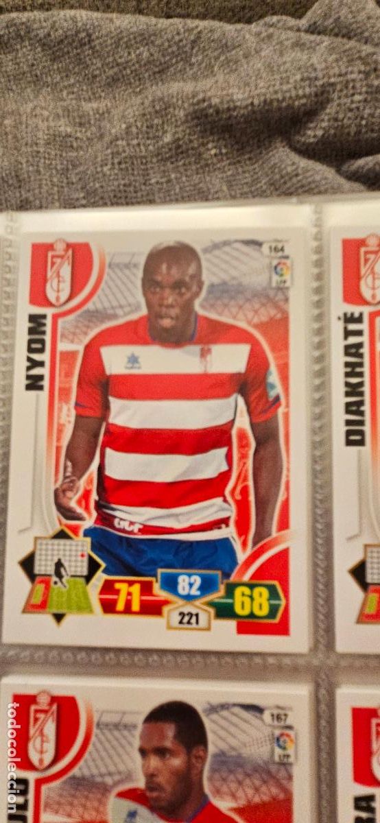 Fu&szlig;ball-Sticker: 164. Nyom (Granada C.F.) adrenalyn 2013 2014 13 14 trading card
