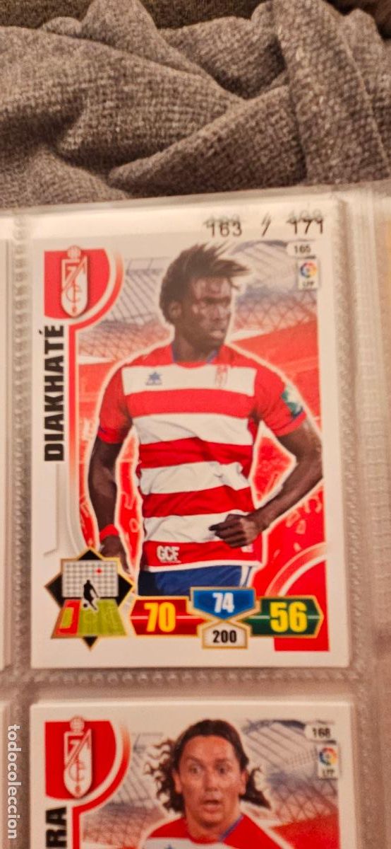 Fu&szlig;ball-Sticker: 165. Diakhate (Granada C.F.) adrenalyn 2013 2014 13 14 trading card