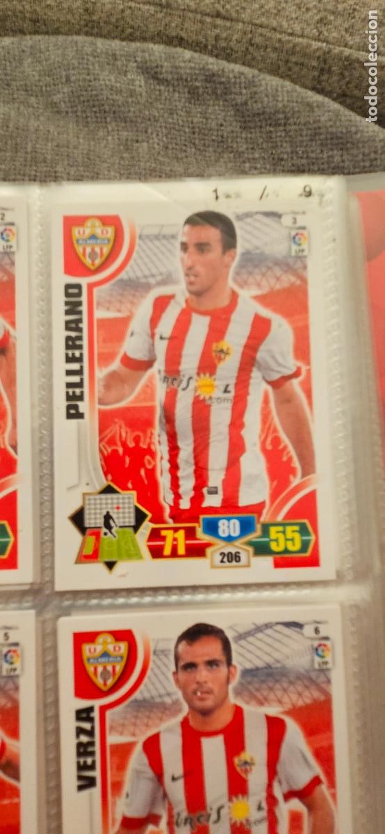 Cromos de f&uacute;tbol: 3. Pellerano (U.D. Almeria) adrenalyn 2013 2014 13 14 trading card
