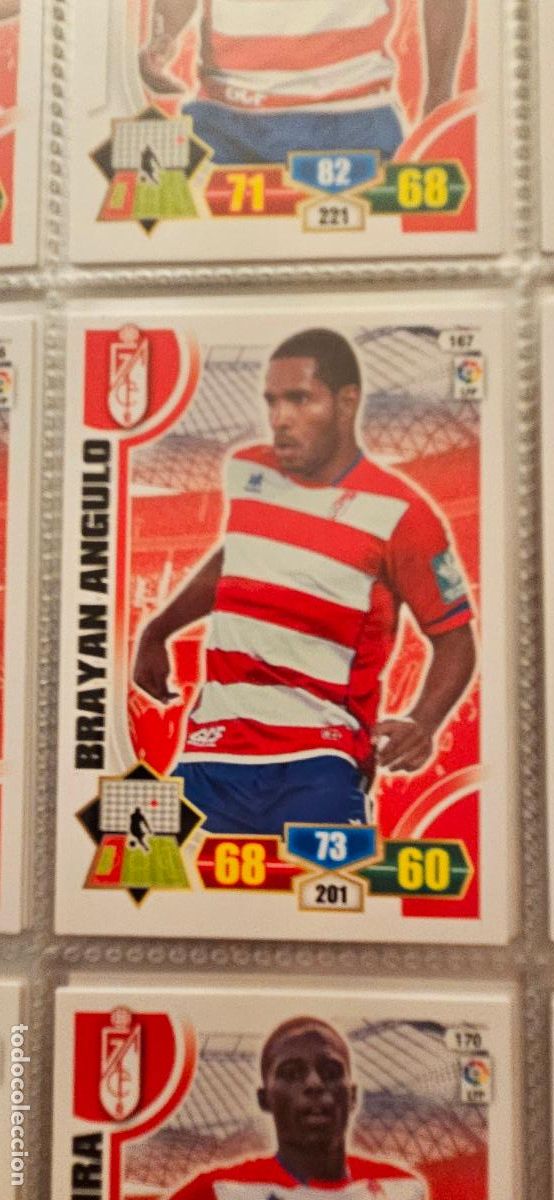 Cromos de f&uacute;tbol: 167. Brayan Angulo (Granada C.F.) adrenalyn 2013 2014 13 14 trading card