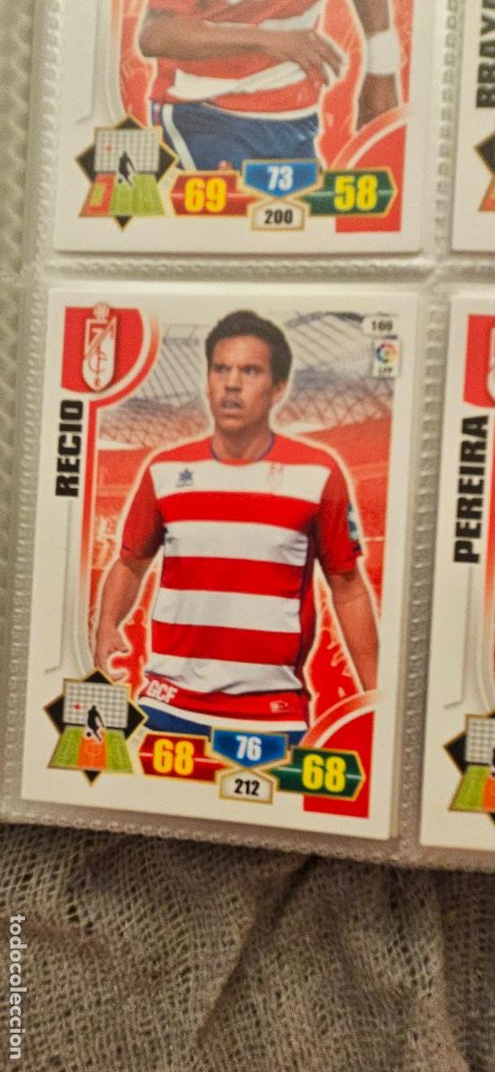 Cromos de f&uacute;tbol: 169. Recio (Granada C.F.) adrenalyn 2013 2014 13 14 trading card