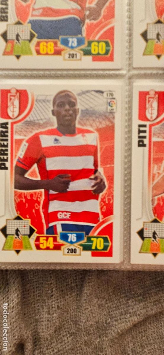 Cromos de f&uacute;tbol: 170. Pereira (Granada C.F.) adrenalyn 2013 2014 13 14 trading card