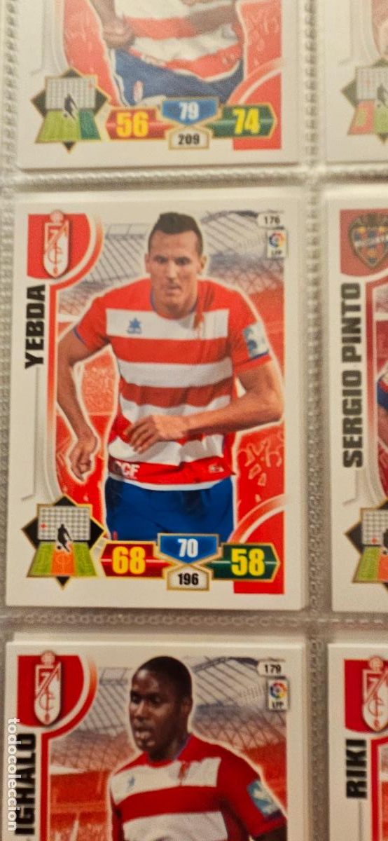 Cromos de f&uacute;tbol: 176. Yebda (Granada C.F.) adrenalyn 2013 2014 13 14 trading card