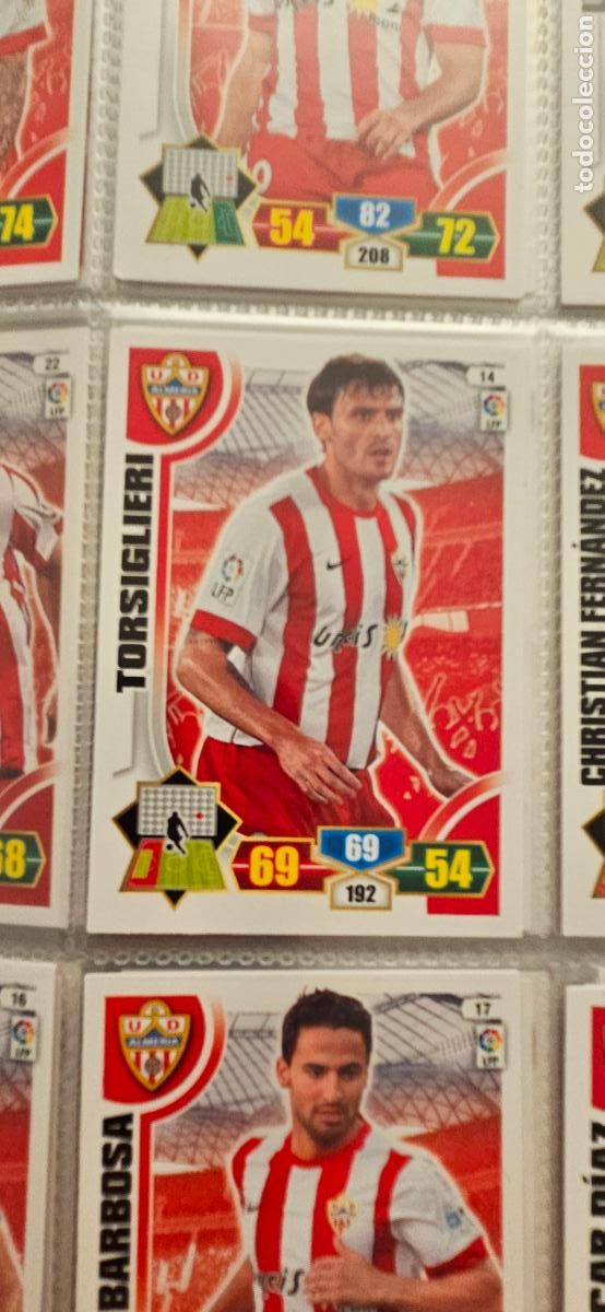 Cromos de f&uacute;tbol: 14. Torsiglieri (U.D. Almeria) adrenalyn 2013 2014 13 14 trading card