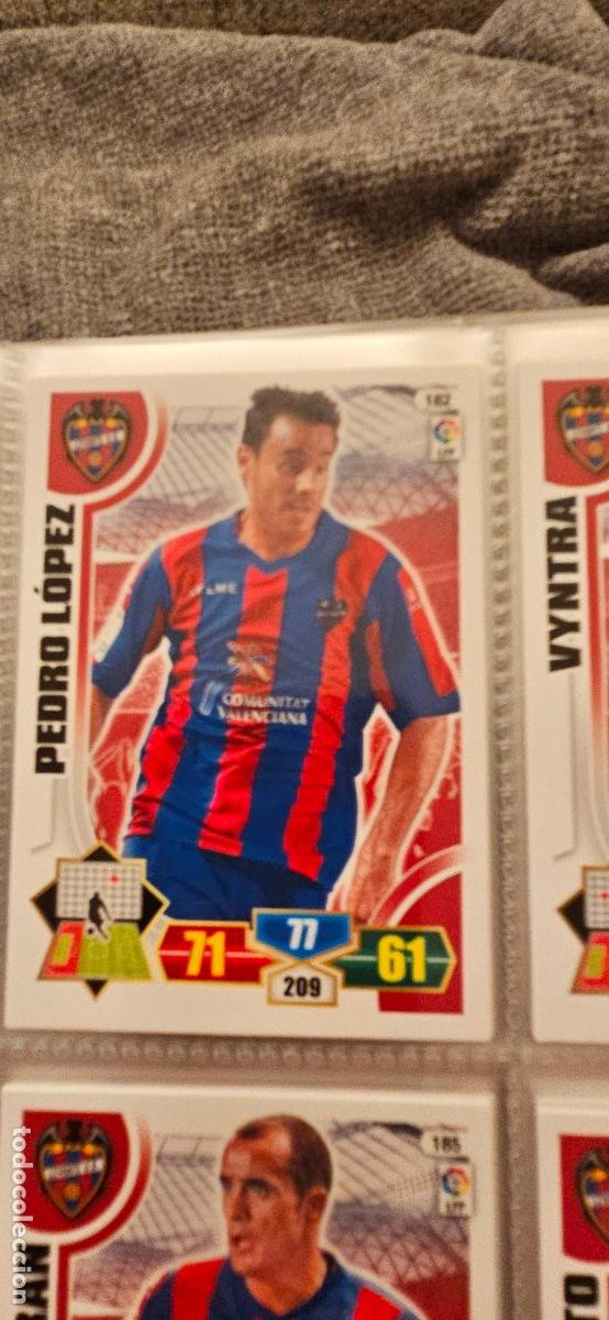 Cromos de f&uacute;tbol: 182. Pedro Lopez (Levante U.D.) adrenalyn 2013 2014 13 14 trading card