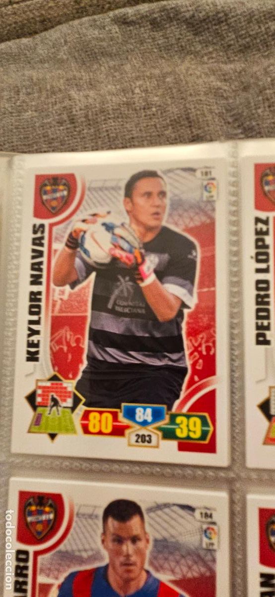 Cromos de f&uacute;tbol: 181. Keylor Navas (Levante U.D.) adrenalyn 2013 2014 13 14 trading card