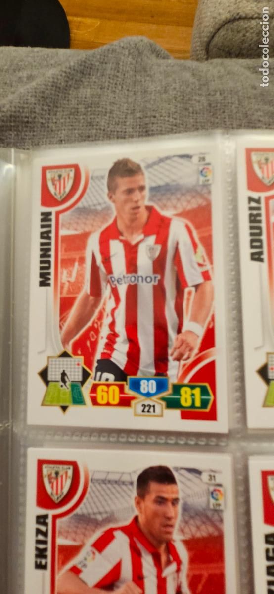 Cromos de f&uacute;tbol: 28. Muniain (Athletic Club) adrenalyn 2013 2014 13 14 trading card