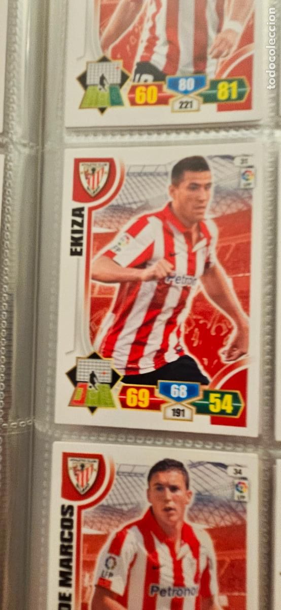 Cromos de f&uacute;tbol: 31. Ekiza (Athletic Club) adrenalyn 2013 2014 13 14 trading card