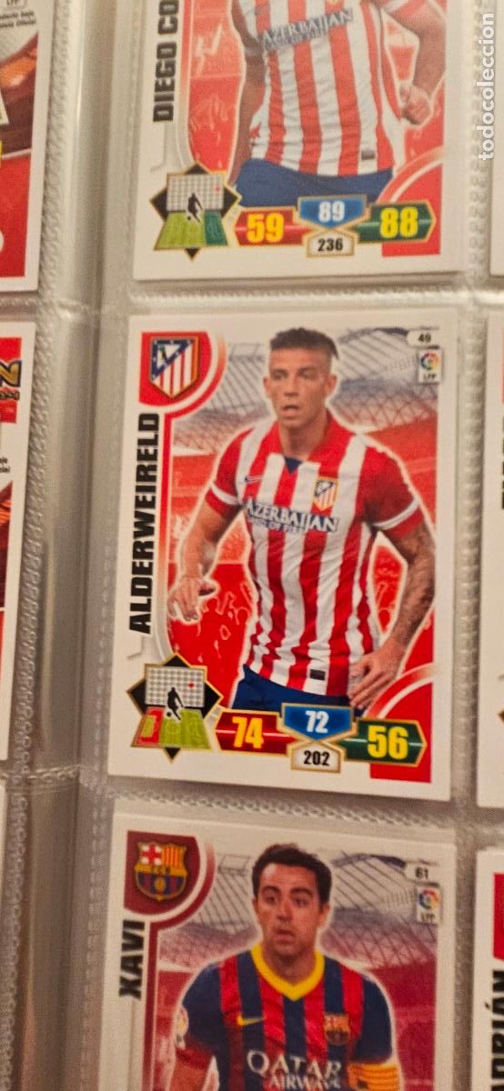 Fu&szlig;ball-Sticker: 49. Alderweireld (Atletico De Madrid) adrenalyn 2013 2014 13 14 trading card