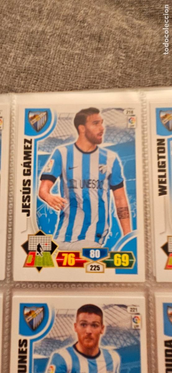 Fu&szlig;ball-Sticker: 219. Weligton (Malaga C.F.) adrenalyn 2013 2014 13 14 trading card