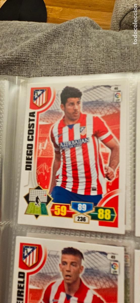 Fu&szlig;ball-Sticker: 46. Diego Costa (Atletico De Madrid) adrenalyn 2013 2014 13 14 trading card
