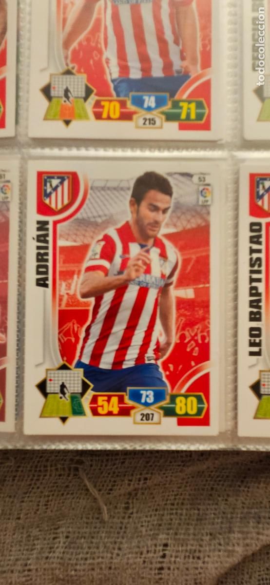 Fu&szlig;ball-Sticker: 53. Adrian (Atletico De Madrid) adrenalyn 2013 2014 13 14 trading card
