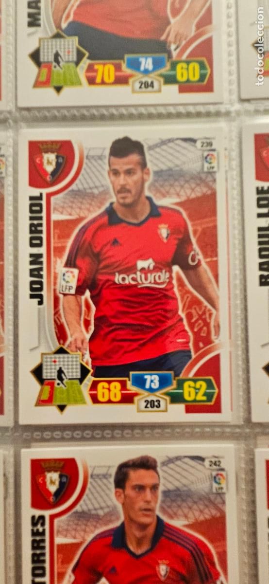 Fu&szlig;ball-Sticker: 239. Joan Oriol (C.At. Osasuna) adrenalyn 2013 2014 13 14 trading card