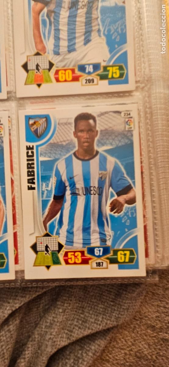 Fu&szlig;ball-Sticker: 234. Fabrice (Malaga C.F.) adrenalyn 2013 2014 13 14 trading card