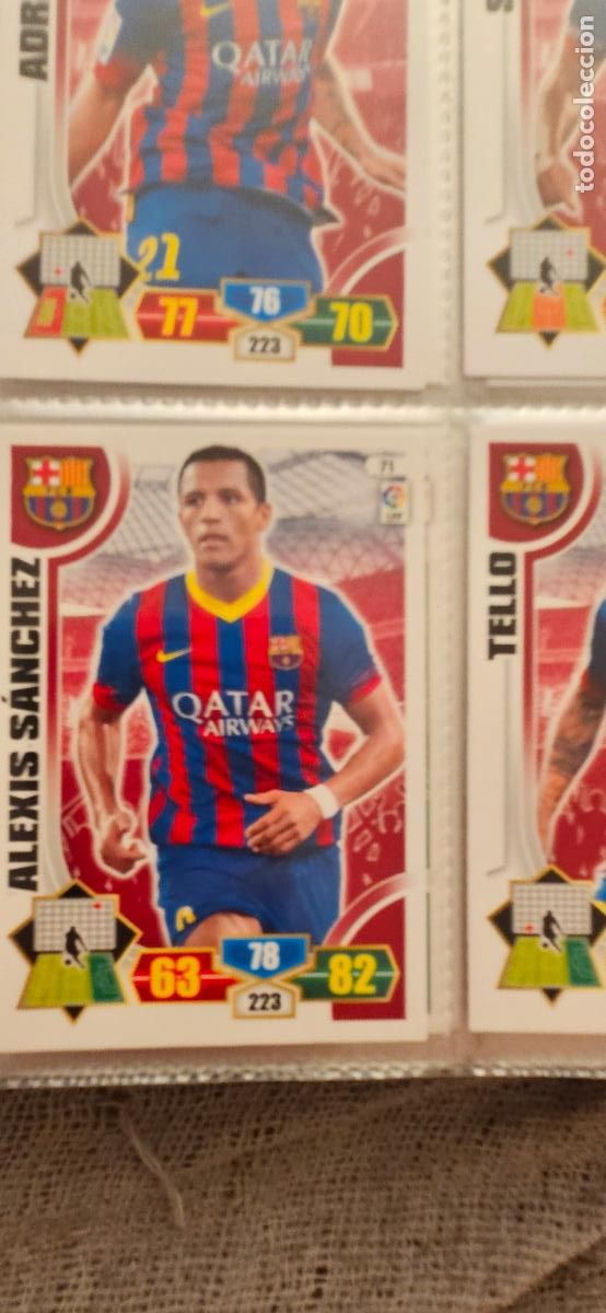 Fu&szlig;ball-Sticker: 71. Alexis Sanchez (F.C. Barcelona) adrenalyn 2013 2014 13 14 trading card