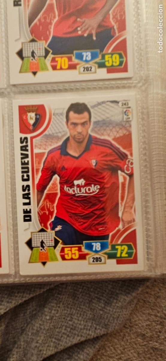 Fu&szlig;ball-Sticker: 243. De Las Cuevas (C.At. Osasuna) adrenalyn 2013 2014 13 14 trading card