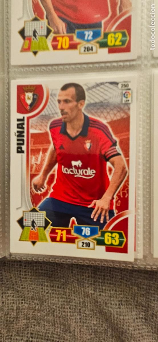 Cromos de f&uacute;tbol: 250. Punal (C.At. Osasuna) adrenalyn 2013 2014 13 14 trading card