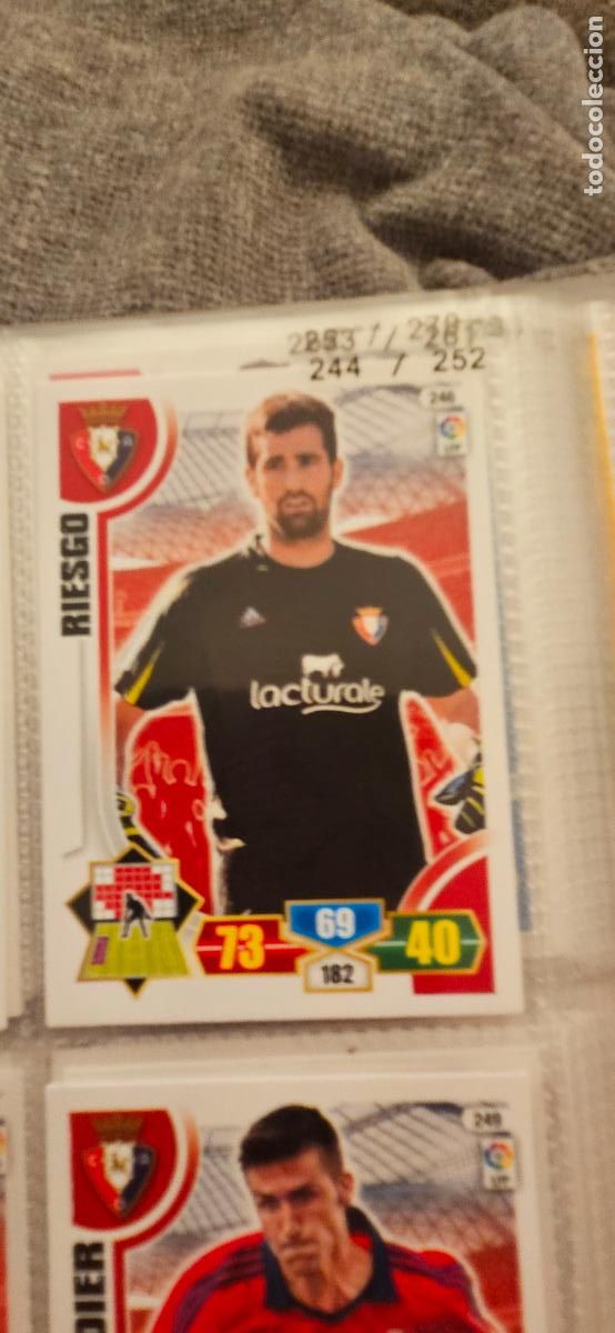 Cromos de f&uacute;tbol: 246. Riesgo (C.At. Osasuna) adrenalyn 2013 2014 13 14 trading card