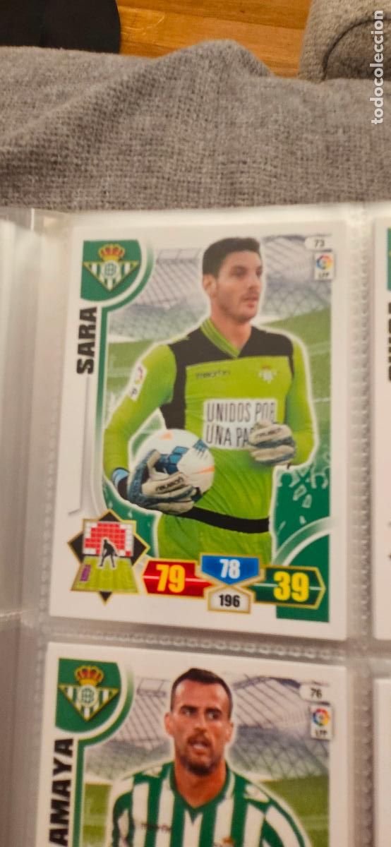 Cromos de f&uacute;tbol: 73. Sara (Real Betis) adrenalyn 2013 2014 13 14 trading card