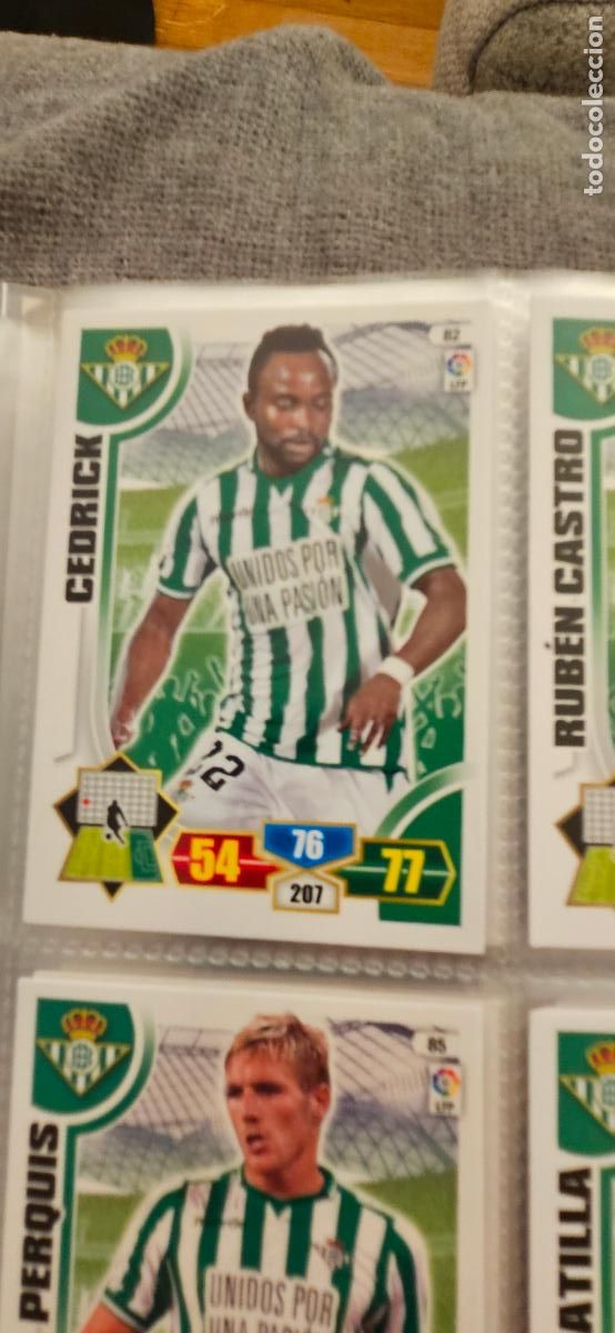 Cromos de f&uacute;tbol: 82. Cedrick (Real Betis) adrenalyn 2013 2014 13 14 trading card