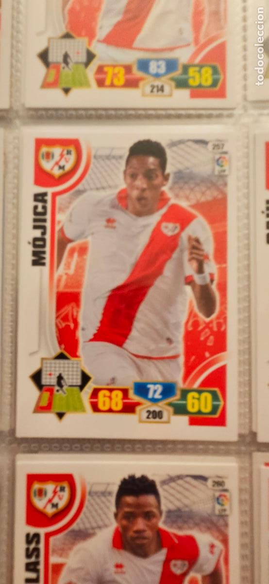Cromos de f&uacute;tbol: 257. Mojica (Rayo Vallecano) adrenalyn 2013 2014 13 14 trading card