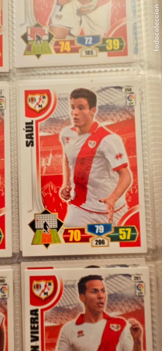 Cromos de f&uacute;tbol: 258. Saul (Rayo Vallecano) adrenalyn 2013 2014 13 14 trading card