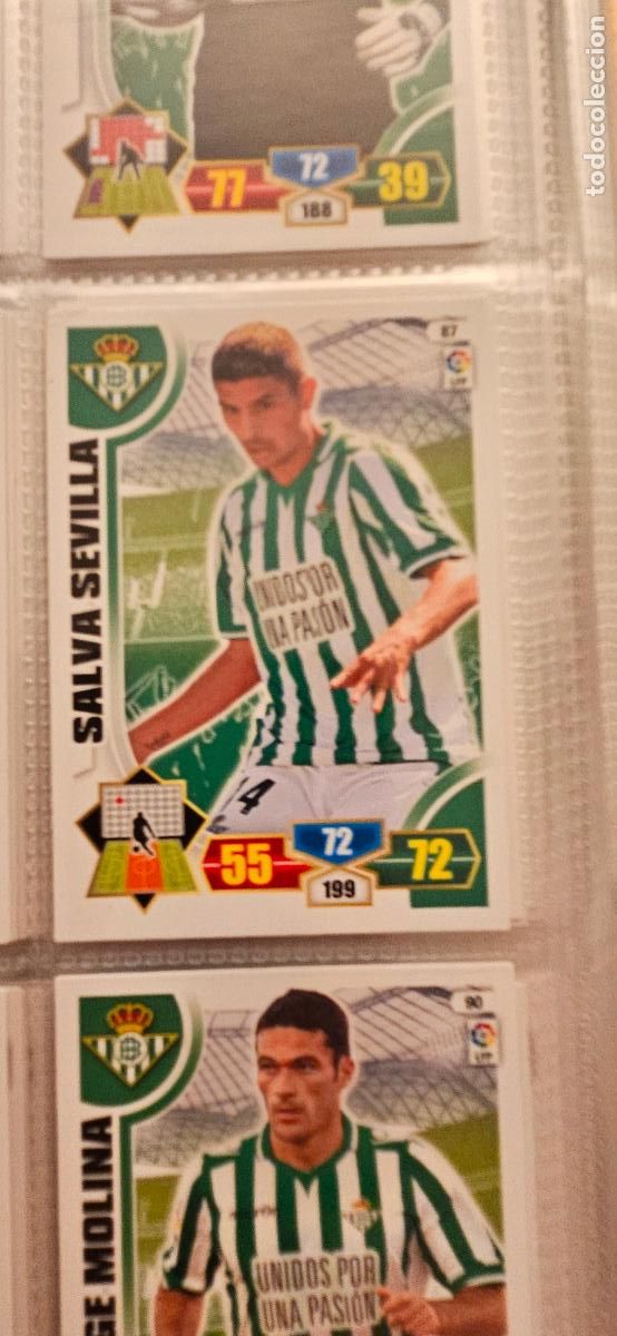 Cromos de f&uacute;tbol: 87. Salva Sevilla (Real Betis) adrenalyn 2013 2014 13 14 trading card