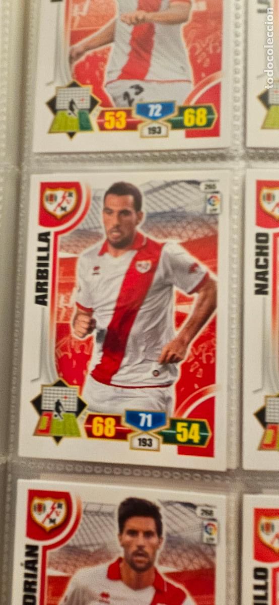 Cromos de f&uacute;tbol: 265. Arbilla (Rayo Vallecano) adrenalyn 2013 2014 13 14 trading card