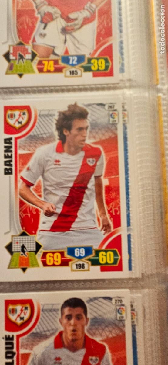 Cromos de f&uacute;tbol: 267. Baena (Rayo Vallecano) adrenalyn 2013 2014 13 14 trading card