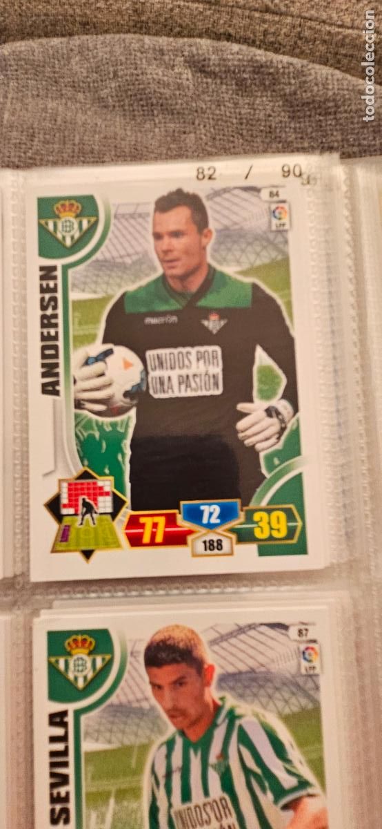 Cromos de f&uacute;tbol: 84. Andersen (Real Betis) adrenalyn 2013 2014 13 14 trading card