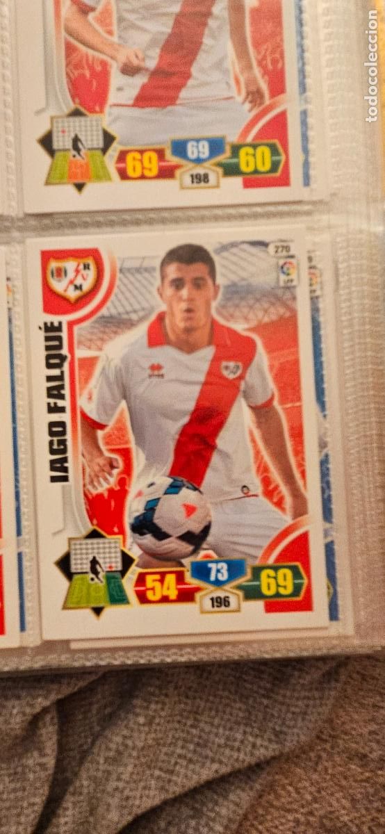 Cromos de f&uacute;tbol: 270. Iago Falque (Rayo Vallecano) adrenalyn 2013 2014 13 14 trading card