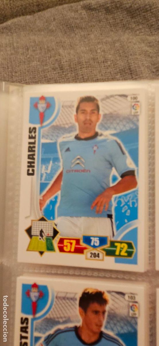 Cromos de f&uacute;tbol: 100. Charles (R.C. Celta) adrenalyn 2013 2014 13 14 trading card